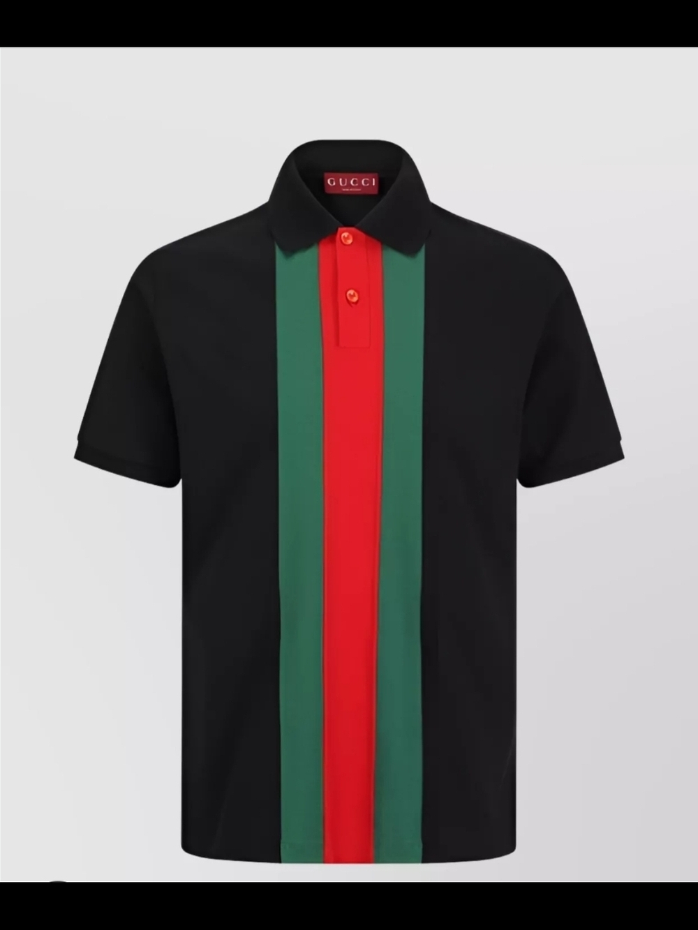 Gucci Web Stripe Polo Shirt